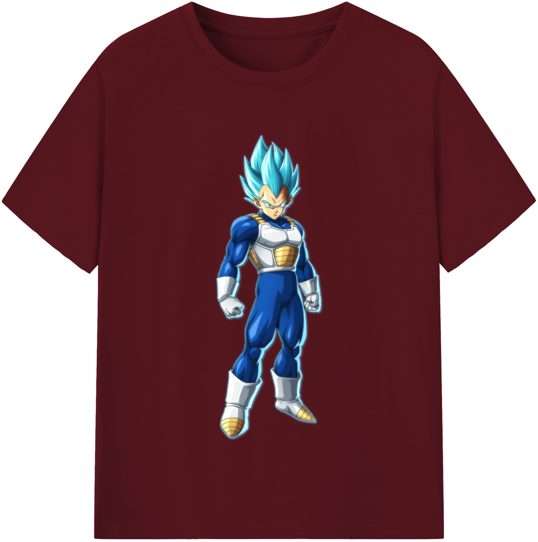 （画像用） ドラゴンボール ベジータ四世（Bejīta Yonsei）DRAGON BALL Vegeta IV 綿100％半袖Tシャツ（フロントプリント）